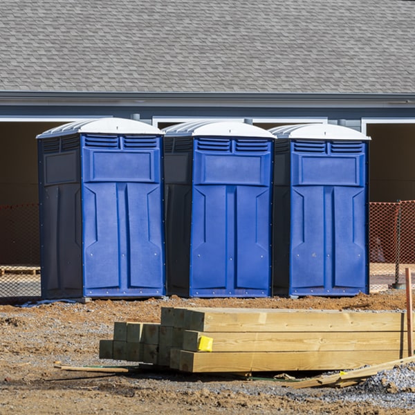 what is the expected delivery and pickup timeframe for the portable toilets in Eldora Colorado